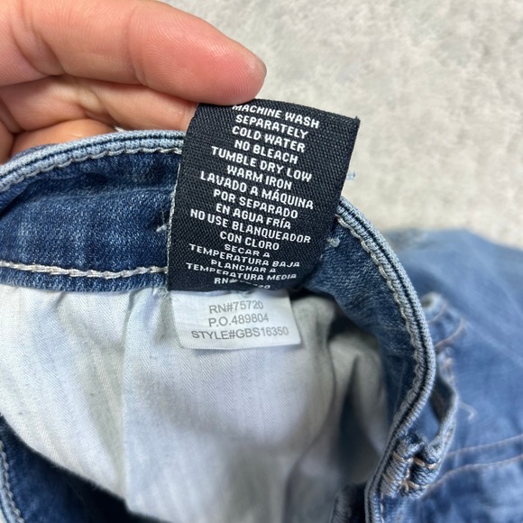 BKE Jake Straight Jeans Mens 32x34 Blue Medium Wash Stretch Denim Distressed - Picture 9 of 16